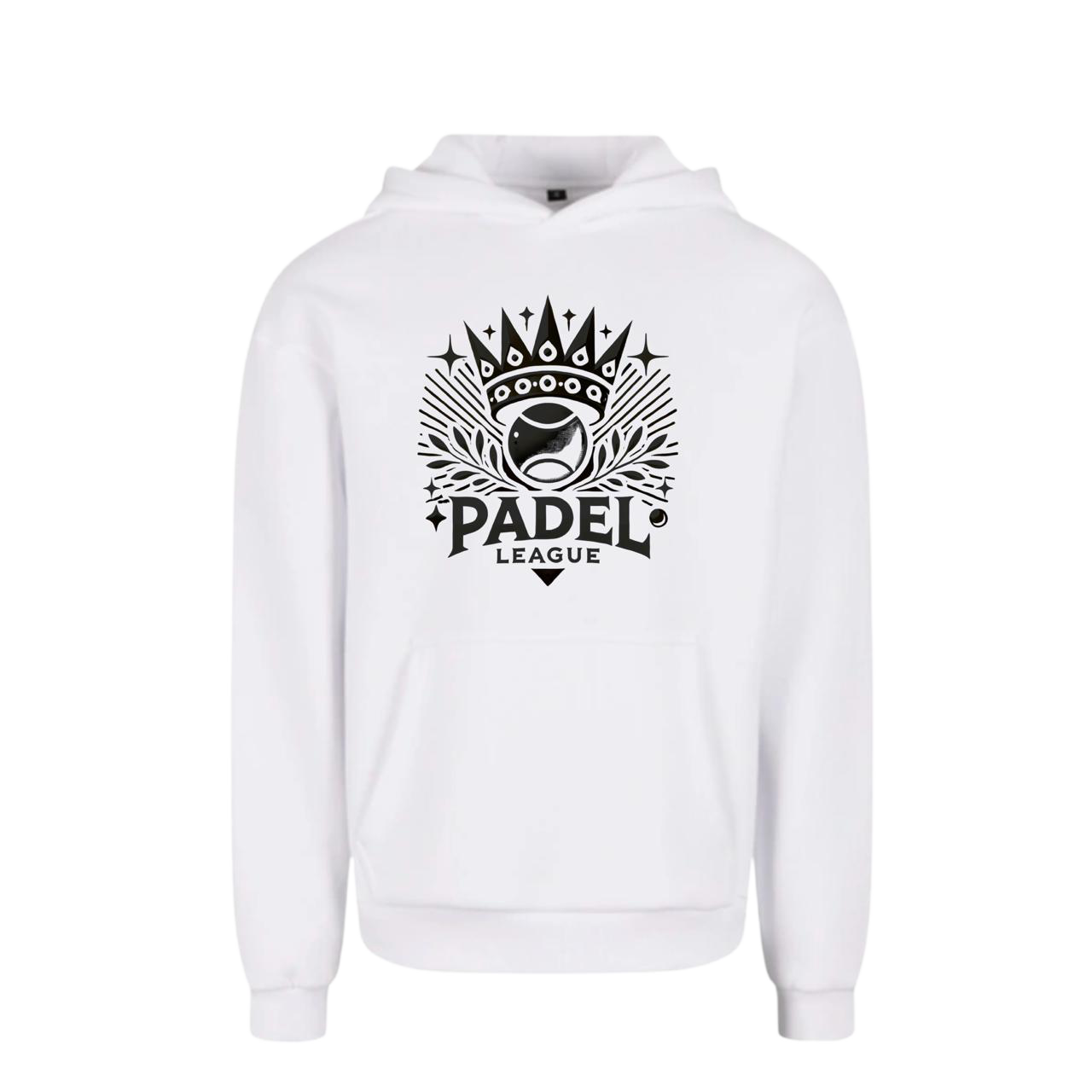Sweat à capuche blanc